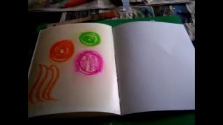 Experimenting with Marabu Art Crayons [upl. by Peta]