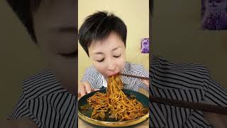 《Mukbang 》stir fry noodle Miao [upl. by Eelatsyrc]