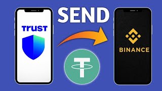 How To Send Trust wallet Usdt Dollar To Bainance  Transfer Trust wallet Usdt Dollar To Bainance [upl. by Arihsay]