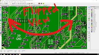 KiCad 50  Flipping your view in PCBnew [upl. by Shushan]