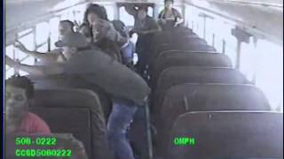 Disturbing Video Captures Students Throwing Rocks from School Bus [upl. by Utley]