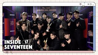 INSIDE SEVENTEEN 제36회 골든디스크어워즈 비하인드 The 36th GOLDEN DISC AWARDS BEHIND [upl. by Hwu415]