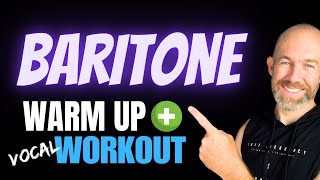 BARITONE Vocal Exercises Daily WARM UP  Workout [upl. by Jesselyn359]