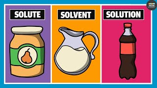 Solute Solvent and Solution  Chemistry [upl. by Cahilly]