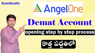 Angel One Account Opening in Telugu  How to Open Angel one Demat Account in Telugu [upl. by Angil]