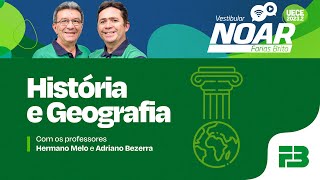 Vestibular no Ar  UECE 20232  Programa 01  História e Geografia [upl. by Kelson]