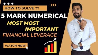 5 MARK NUMERICAL QUESTION  Must DO  Financial Management  Trading on EQUITY [upl. by Aimo321]