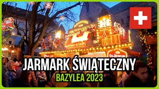 Jarmark bożonarodzeniowy 2023 🎄 Bazylea 🎄 Szwajcaria 🎄 Basler Weihnachtsmarkt [upl. by Halverson]