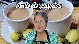 Receta Atole De Guayaba 😋👍🥛 Cocina Tutuli [upl. by Ariahay]