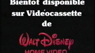 Bientôt disponible sur Vidéocassette de Walt Disney Home Video bumper [upl. by Barfuss]