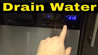 How To Drain Water From A DishwasherTutorial [upl. by Ahsaei]