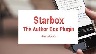 How to Install Starbox  The Author Box Plugin [upl. by Devinne955]