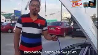 Toyota Caldina 20  GT4  Zero Carbon Engine Cleaner  Decarbonise [upl. by Sigmund]