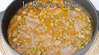 FRICANDÓ de TERNERA con SETAS🍄  Receta fácil tradicional y sabrosa [upl. by Aile858]