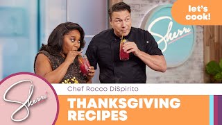 Chef Rocco DiSpirito  Thanksgiving Recipes  Sherri Shepherd [upl. by Adnowal]