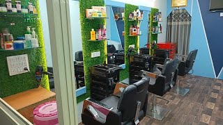 new salon design  low budget Salon  best Salon decoration  Salon tour [upl. by Maclean967]