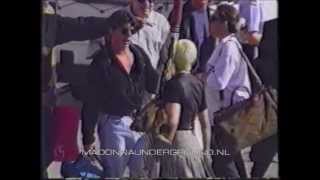 Madonna The Girlie Show Australia 1993 TV news report on her arrival in Sydney [upl. by Malinde]