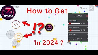 TUTORIAL HOW TO GET THE ZOOM ON AGARIO 2024 SCARLET NO REVOKED [upl. by Thgiwd]