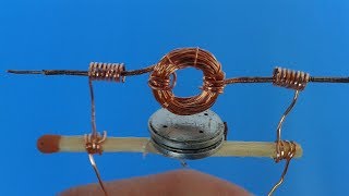 How to Make a Simplest Motor at Home [upl. by Legnalos154]