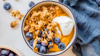 Sweet Potato Breakfast Bowl Recipe [upl. by Nellir529]