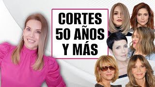 5 Cortes de Cabello Para Mujeres de 50 Años y Más [upl. by Euqinomod]