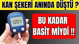 KİMSE BİLMİYOR  KAN ŞEKERİNİ DENGEDE TUTMAK İÇİN BU [upl. by Leno175]