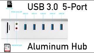 Cateck BusPowered USB 30 5Port amp Sabrent 4Port USB 30 Hub [upl. by Solohcin]