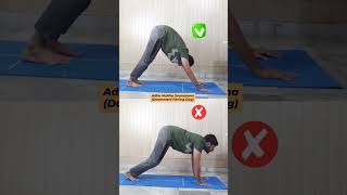 Adhomukha Svanasana Downward Facing Dog to enjoy fullbody stretch amp boost ur energy shorts yoga [upl. by Assirem589]