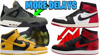 MORE DELAYS UNDEFEATED JORDAN 4 AJ 1 BLACK TOE REIMAGINED  JB CUTTING BACK ON AJ1 RELEASES  MORE [upl. by Irpac]