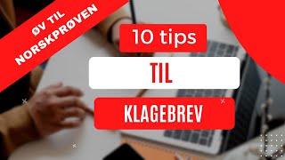 10 tips til klagebrev [upl. by Nevarc]