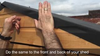 Firestone EPDM Shed Roof Kit How to waterproof your shed for 50 years [upl. by Inalem]