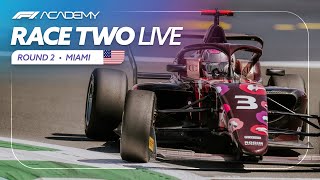 LIVE Race 2  Miami 2024  F1 Academy [upl. by Ahsinom]