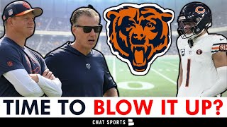 Chicago Bears Lose 10th Straight Game To Packers Justin Fields Matt Eberflus amp Luke Getsy Rumors [upl. by Nehemiah]