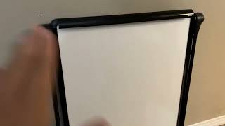 Staples Whiteboard Flip Chart Easel Black Frame Great for use at home or in school [upl. by Adnima]