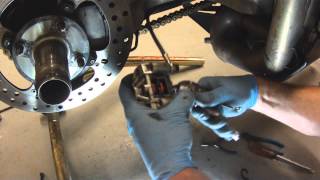 Ducati Rear Rotor Replace 848 1098 1198 Monster Hyper Multistrada [upl. by Satterlee]