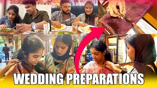 കല്യാണം അടുത്തു ❤️ Last Minute Wedding Preparations 😍  Bride Blouse Designing  Pullothi [upl. by Henarat441]