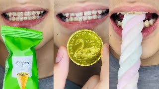 ASMR Chocolate and Candy Chewing for Stress Relief  BAKO ASMR [upl. by Paluas]