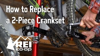 Bike Maintenance How to Replace a 2Piece Crankset [upl. by Watters]