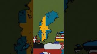 Building Sweden in 3 Scales sweden swedish maps flags minecraft [upl. by Alarick]