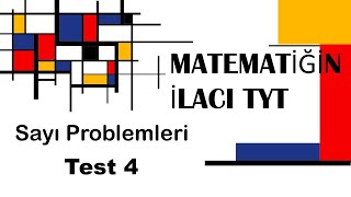 ACİL MATEMATİK MATEMATİĞİN İLACI TYT Soru Bankası quotSayı Problemleri Test 4quot [upl. by Roby]