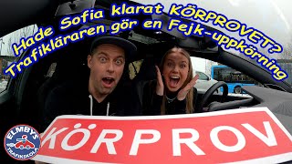 Hade Sofia klarat Körprovet Trafikläraren gör en Fejkuppkörning 5KUHD [upl. by Syla]