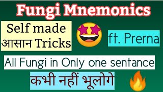 FUNGI MNEMONICS  Easiest trick Ft Prerna  NCERT Biological Classification  NEET EXPLORER  MTG [upl. by Aynnat829]