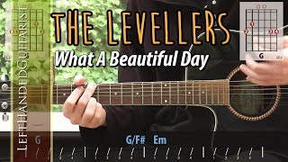 The Levellers  What A Beautiful Day  guitar lesson [upl. by Glyn]