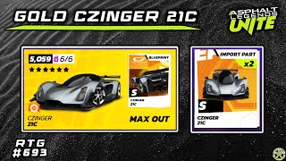 Asphalt Unite  GOLD Czinger 21C  RTG 693 [upl. by Nacul]