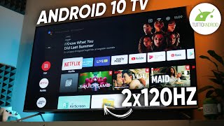 Cambio TV per DVBT2 Il 55’’ 🔝 per QUALITÀPREZZO 2x120HZ e Android 10 TV [upl. by Lerual]