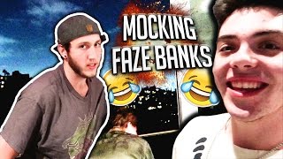 Mocking FaZe BanksPART 2 [upl. by Aerdnaxela14]