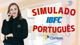 SIMULADO de PORTUGUÊS  CORREIOS 2024  Resolução de QUESTÕES RECENTES IBFC [upl. by Eelyr]