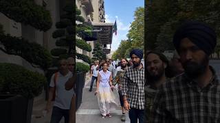 Happy Happy Anant Ambani and Radhika Merchant Walking on Streets of Paris  Paris Olympics 2024 [upl. by Sergent584]