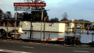 De bouw van de Waarderbrug over het Spaarne Haarlem 1974 [upl. by Eedyah406]