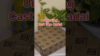 Unboxing Indus Valley Cast Iron Kadai unboxing subscribe shorts [upl. by Lorna]